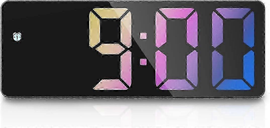 Digital Alarm Clock with Clear LED Display and Snooze Function