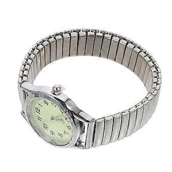 Casual Digital Luminous Elderly Watch Elastic Band Couple Watch Christmas Gift