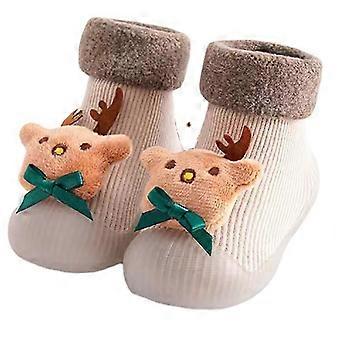 rutschfeste weiche Sohle Kinder Weihnachten Kleinkind Schuhe Bodensocken Krabbelschuhe