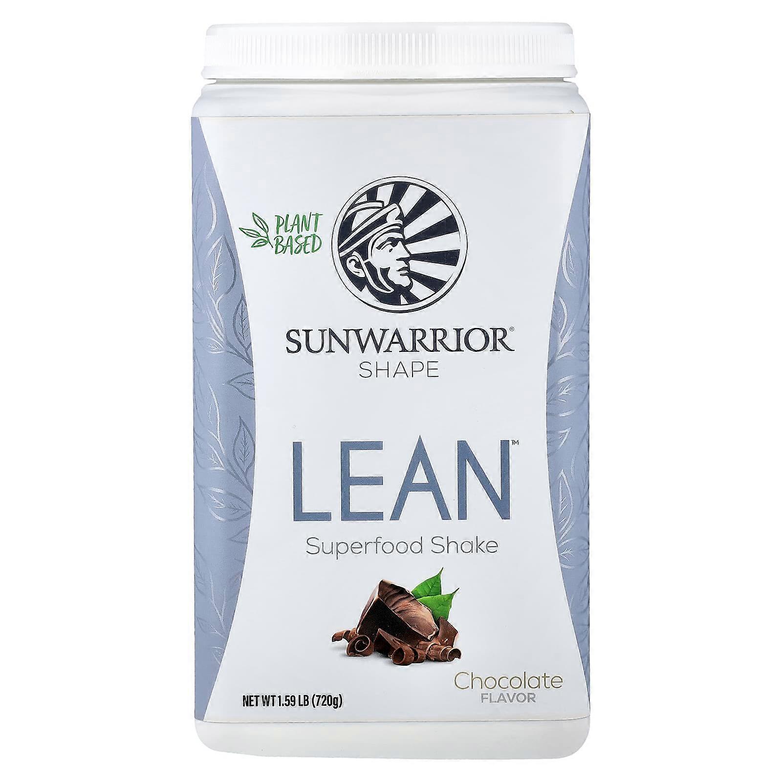 Sunwarrior, Lean Superfood Shake, Chocolate, 1.59 lb (720 g)