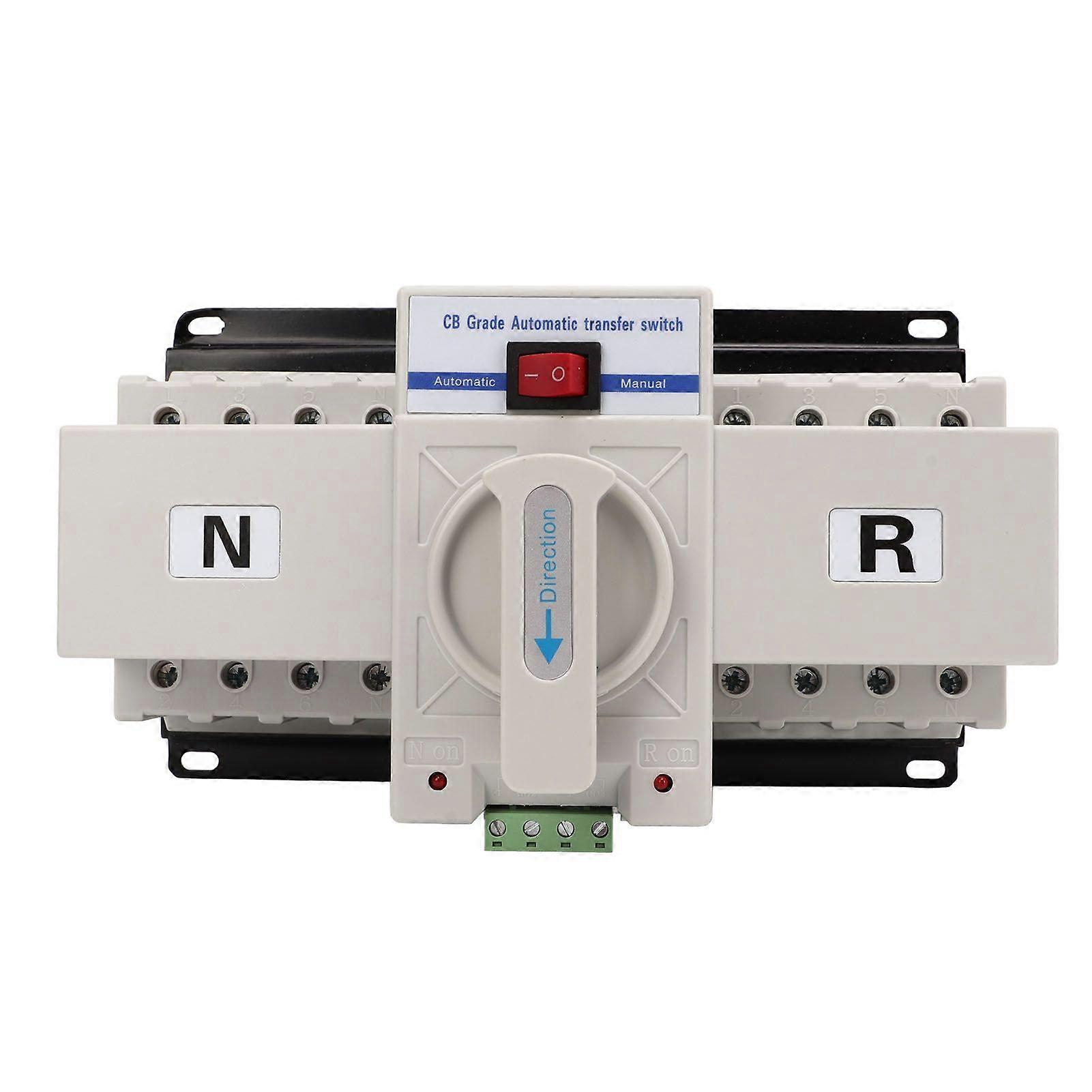 Dual Power Automatic Transfer Switch Stable Status Display Automatic Transfer Switch 4P 63A 400V