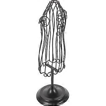 Black Iron Pet Clothes Mannequin for Displaying One Piece Rack