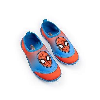 Marvel x Spiderman Boys Aqua Shoes Red Character - 10 UK Child