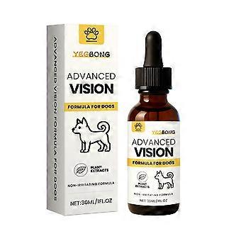 Vloeibare oogreinigingsvloeistof voor honden, milde traanverzorgingsoplossing voor dagelijkse oogverzorging van huisdieren, 30 ml