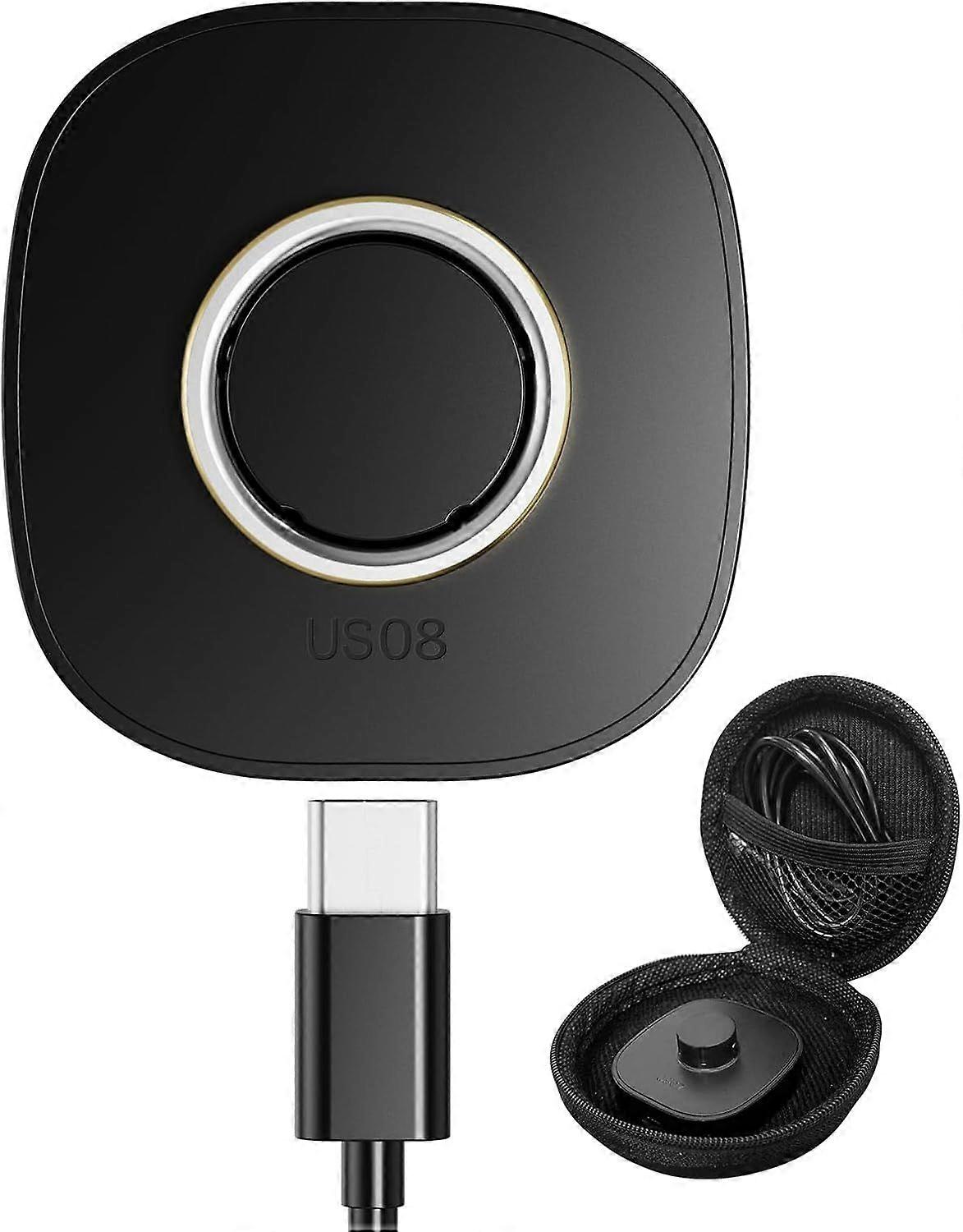 Kompatibel med Oura Ring 4 Charger snabbladdningsdocka med USB-C-kabel för Oura Gen4 Smart Ring (svart storlek 8)