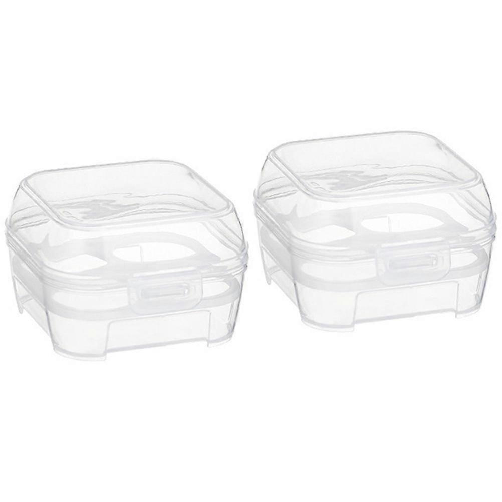 Transparent Egg Holder Plastic Portable Egg Case for Storage 6Pcs