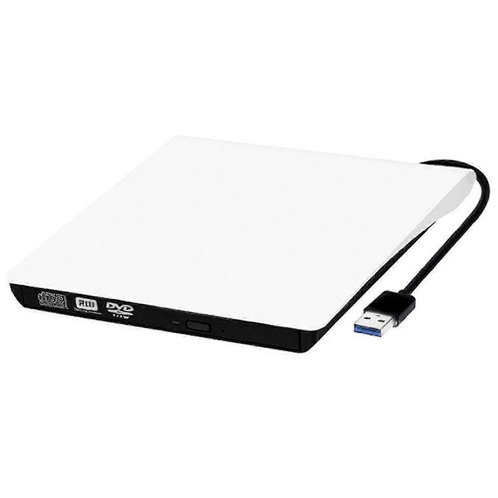 Ultra-thin Tray External Optical Drive Portable Disc Optical Drive compatible with Laptops Computers