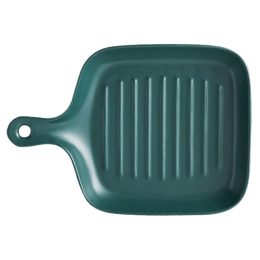 Ceramic Handle Bread Baking for Household 1Pcs Green