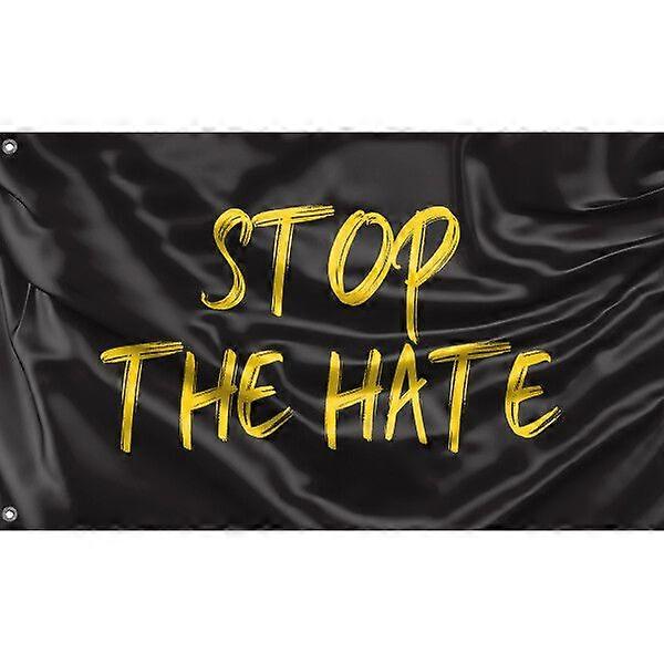 Stop The Hate Yellow Flag A1924