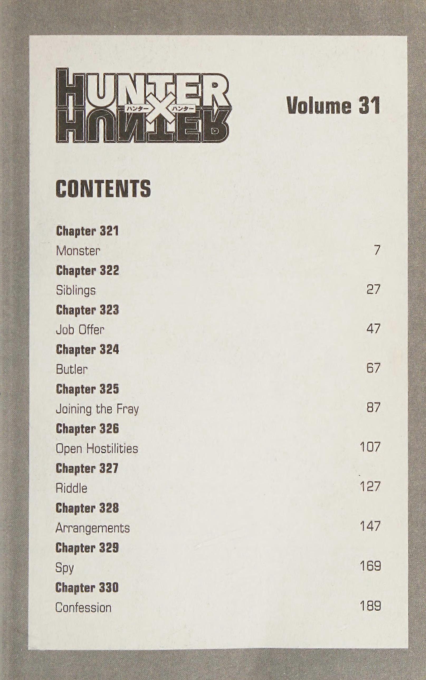Hunter x hunter, vol. 31