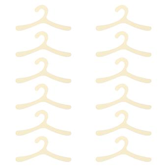 12er-Pack Kleiderbügel für Haustiere, ideal für Zuhause, zur Aufbewahrung von Kleidung kleiner Hunde und Katzen