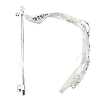 Glowing Streamer Wand – Organza Ribbon, Battery-Free – for Dance, Show & Cheer