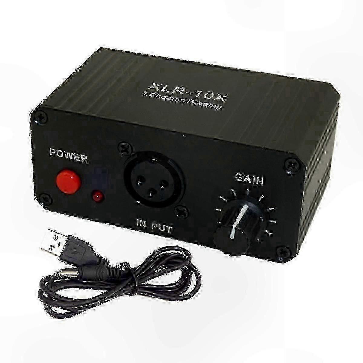 NE5532 Op Amp Single Channel XLR Dynamic Microphone Preamplifier Interface