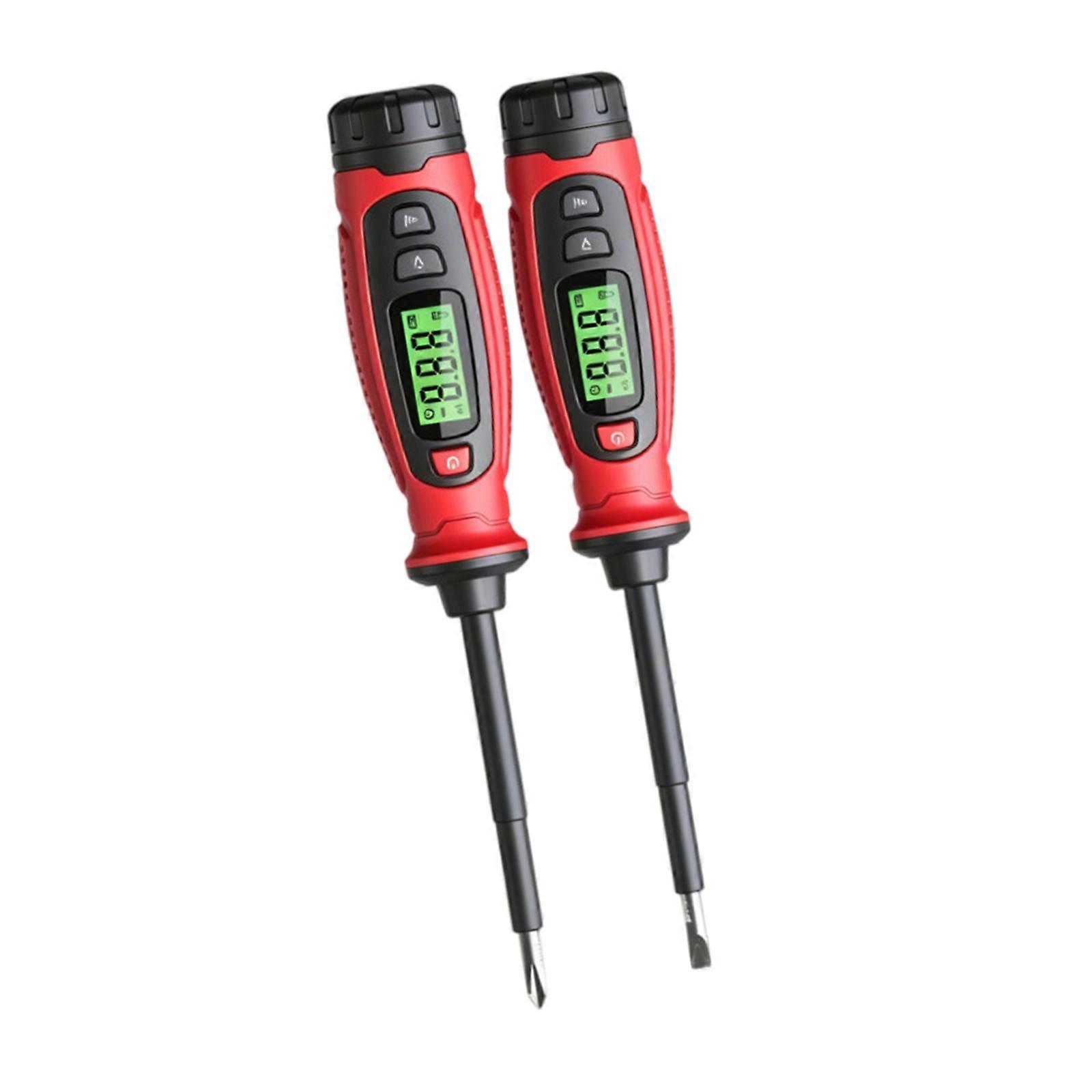 Multifunctional Screwdriver With Current Measurement And LCD Display For DIY Projects Multicolor