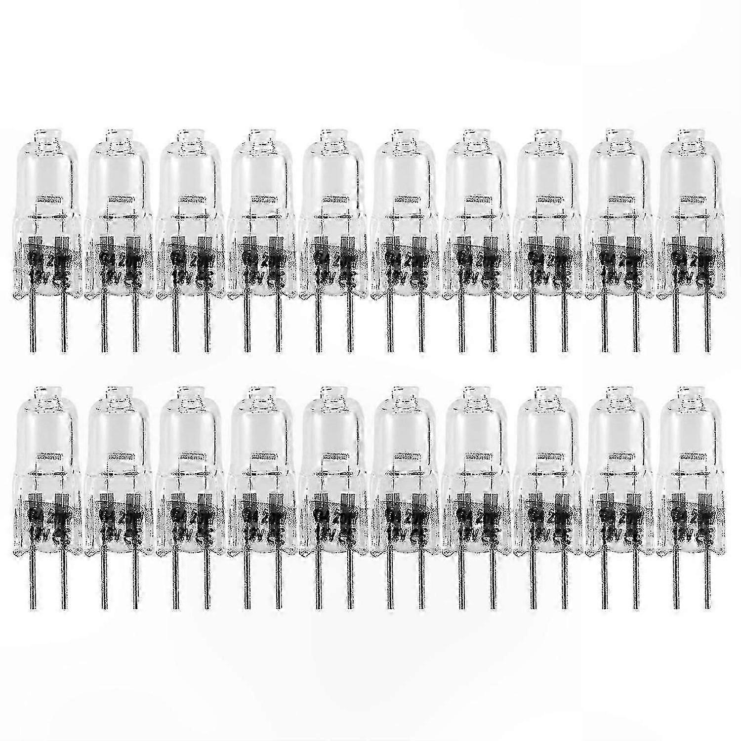 20-Pack G4 Halogen Bulbs, 20W 12V Lighting Solution