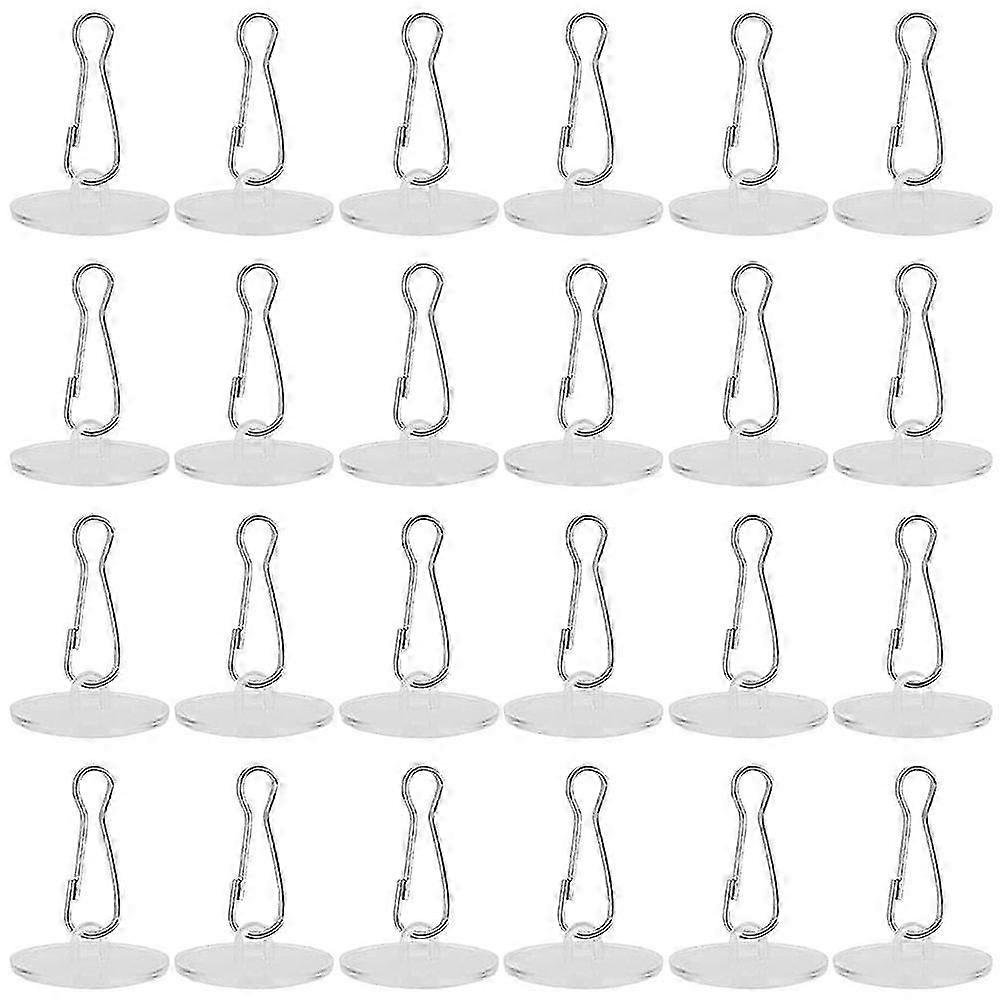 30 Sets Adhesive Ceiling Hook No Drill Ceiling Hook Wall Decoration Hanger