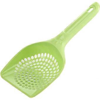 Plastic Cat Litter Scoop, PP Resin, Hollow Easy-Clean Design, Hanging Storage, for Cat Dog Pet Waste Removal (Size 10 inches)