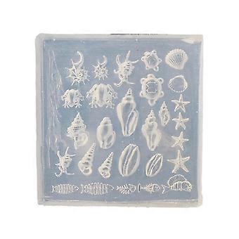 Silicone Nail Embellishment Molds Sea Theme Small Accessories Crafting Molds Suitable for Beauty Enthusiasts Present