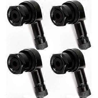 4pcs Adaptador de Válvula de Pneu de Alumínio de 90 Graus para Motocicleta para Rodas (149 caracteres)-Bom