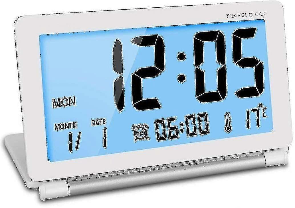 Portable Large Travel Clock With Backlight
