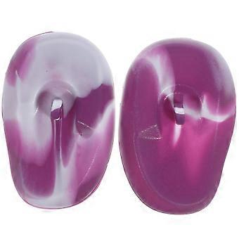 Waterproof Silicone Hair Dye Ear Covers 1 Pair Coloring Protectors for Salon and Home Use Dyeing Caps Hairdressers
