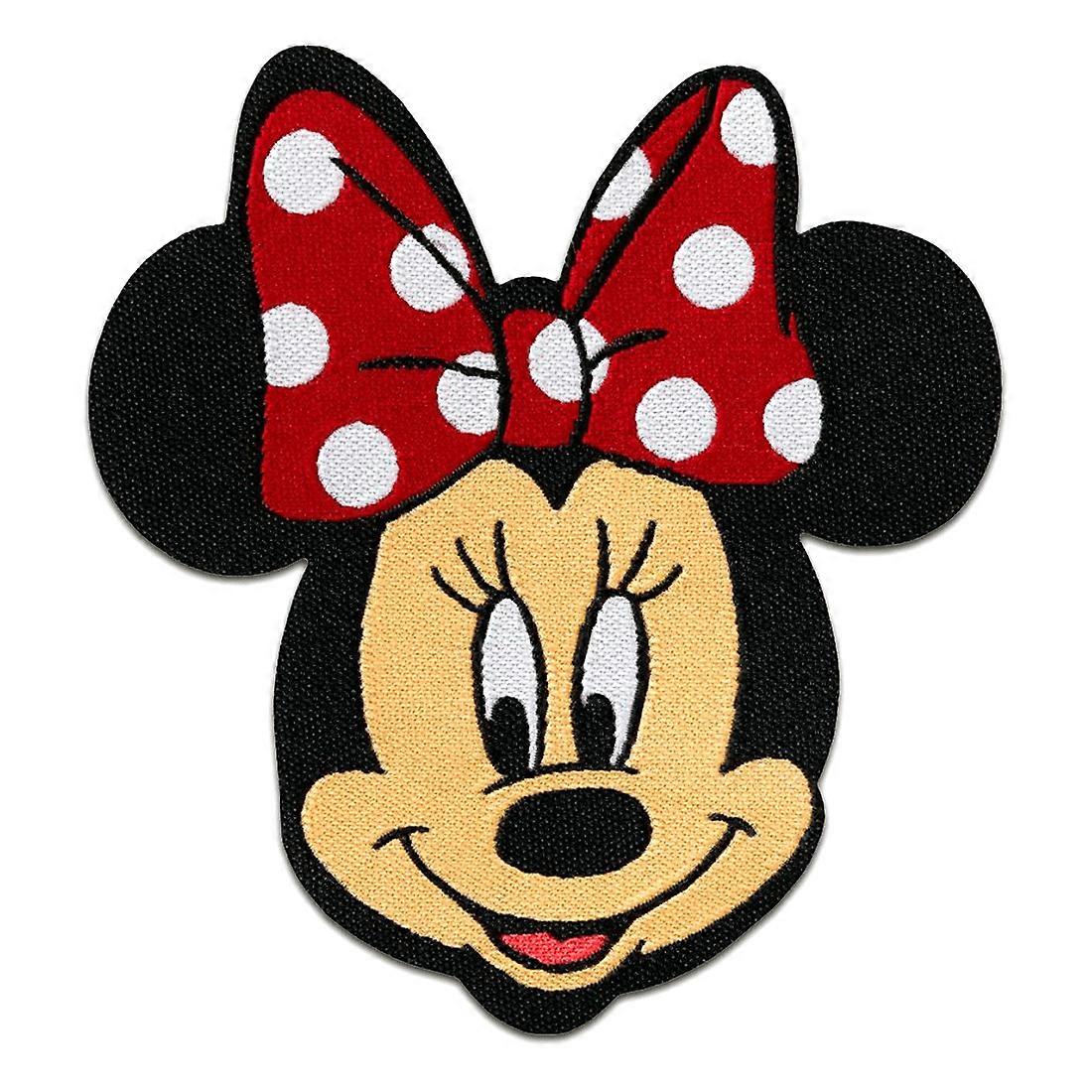Iron-on patch - Minnie Mouse Disney Comic for children - red - 6.5x7.5cm - Patch