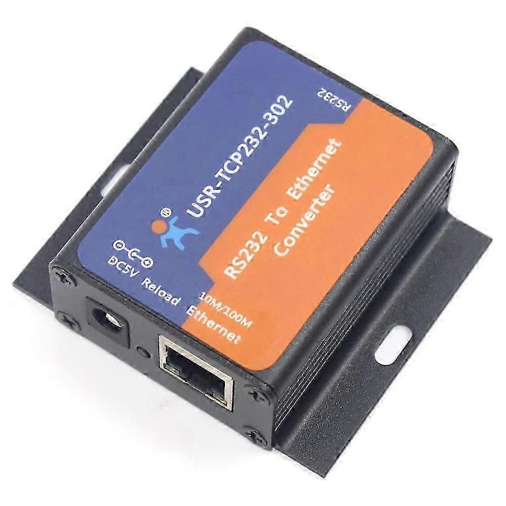 Convertidor RS232 a Ethernet USR-TCP232-302 compatible con DHCP/DNS