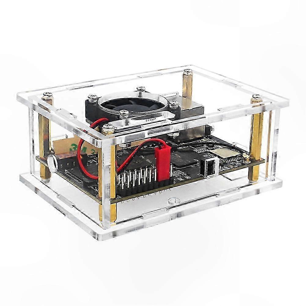 Transparent Acrylic Protective Case Compatible with Kickpi K2B H618 Development Board