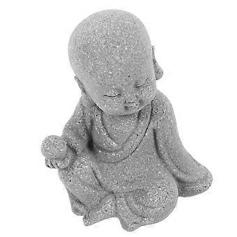 Buddha akvariedekoration mini munkstatue til akvarieharpiksskulptur