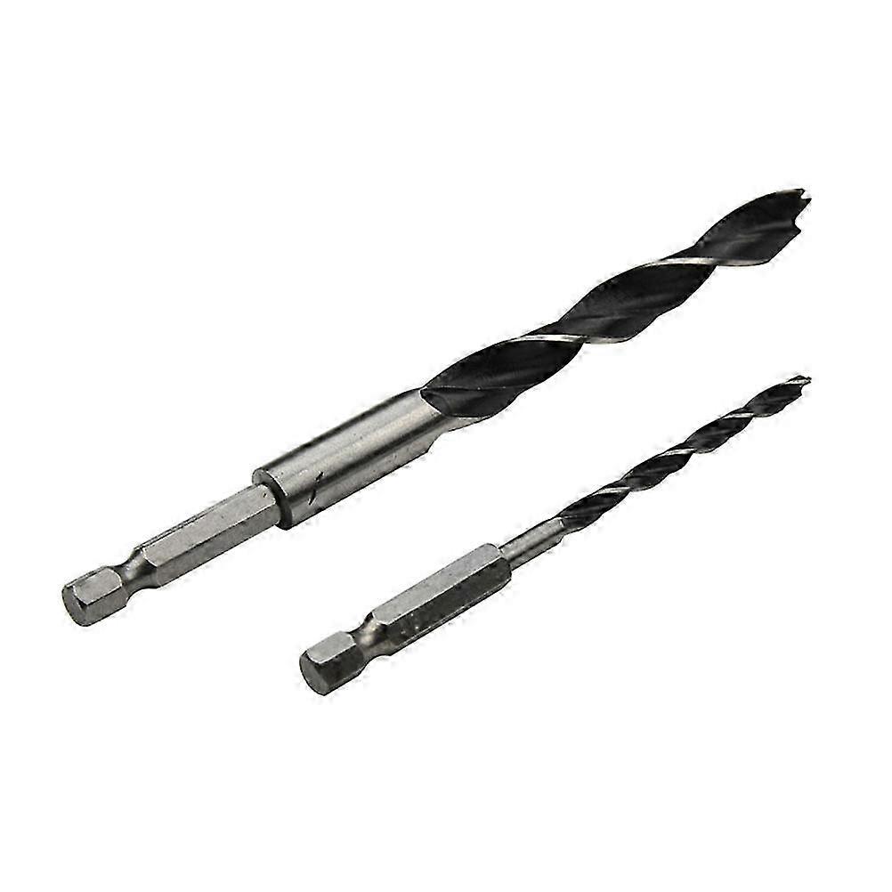 Hex Drill Bit Set compatible with Woodworking 5Pcs Material