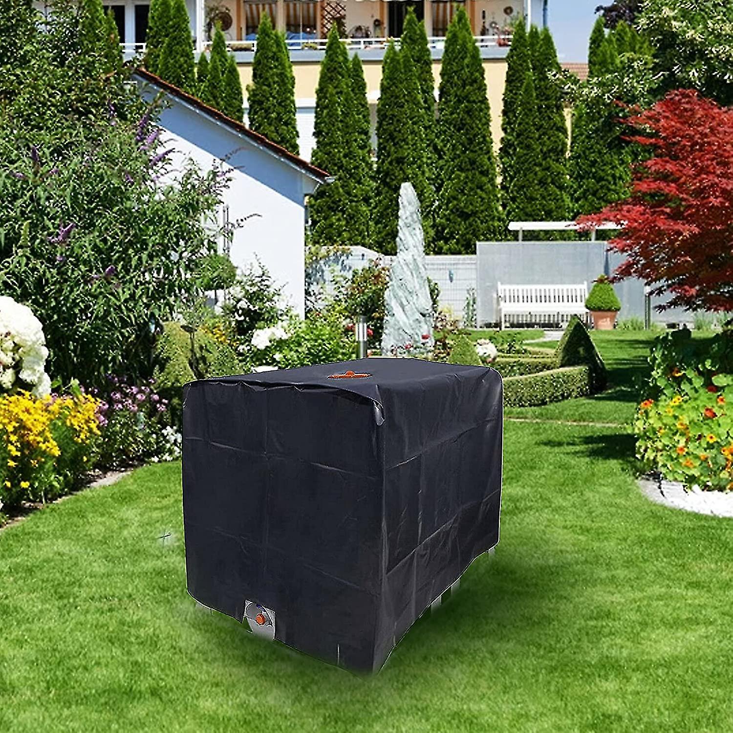 Water Tank Cover, 210d Oxford Cloth Water Tank Lid, Protective Hood With Top Window And Zipper