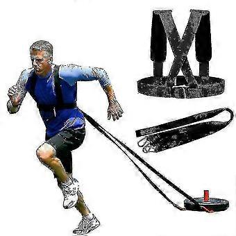 Training Belt Sled Harness Tire Pulling Rope Trainer Resistance Belt Vest Tw