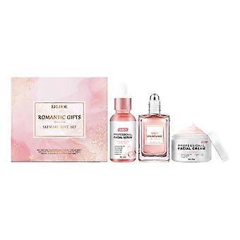 Roze romantische vreugde huidverzorgingsgeschenkdoos hydraterende, verzorgende en voedende huid romantische geur lichaamsverzorging huidverzorgingsgeschenkdoos