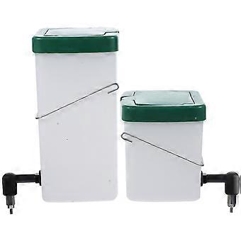 Bunny Water Dispenser Automatic Waterer for Rabbits 8Pcs Green