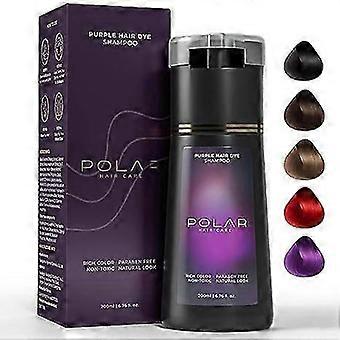 Shampoing colorant Polar Haircare, shampoing colorant instantané Polar Haircare, shampoing colorant naturel pour la couverture des cheveux gris, convient aux femmes et aux personnes souffrant de problèmes de santé.