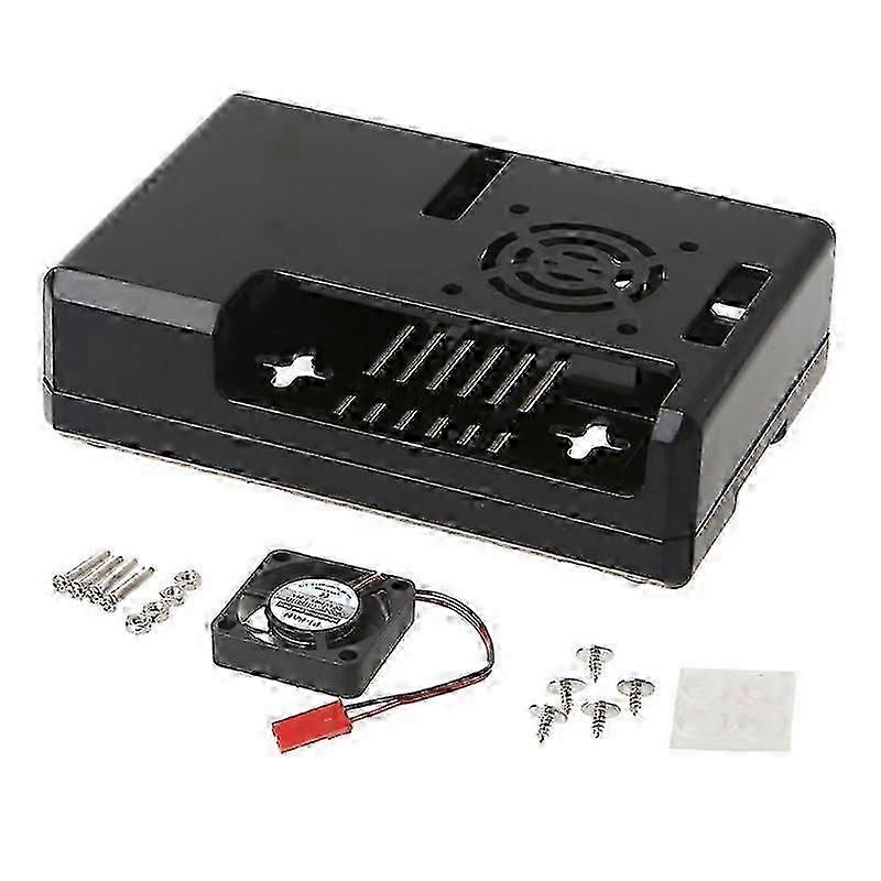 1PC Clear Case for Raspberry Pi 3 Model B Acrylic Case with Cooling Fan