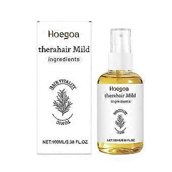 Esencia en spray para el cuidado del cuero cabelludo Hoegoa, suave, nutritiva, para masaje del cuero cabelludo, hidratante, cómoda y de uso diario.