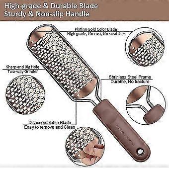 Pedicure Foot File Callus Remover -large Stainless Steel Callus File