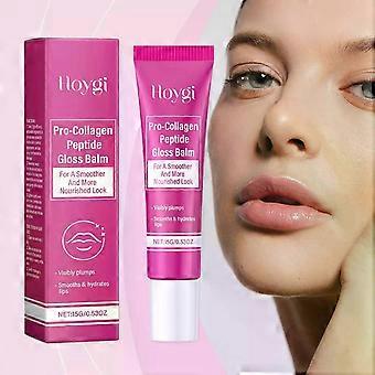 Pro-Collagen Peptide Lip Gloss Balm, Plumping and Hydrating Lip, Hydrates & Smooths Lips, Sheer & Glossy Finish for Fuller Lips