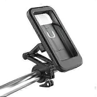 HL-69 Cycling Motorcycle Phone Holder Waterproof Handlebar Mount Touch Screen Phone Case