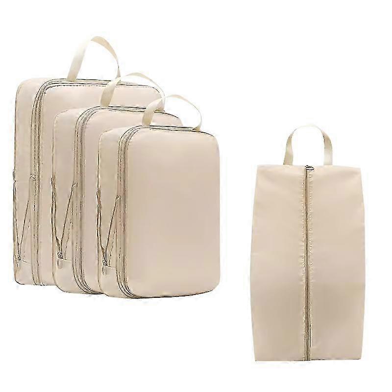 4-Piece Waterproof Compression Cubes