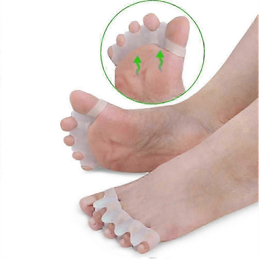 Silicone Toe Separators Straightener Toe Corrector Spacer 2pcs