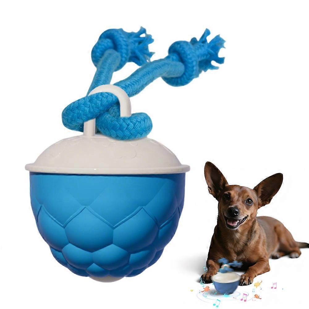 Touch-Activated Interactive Dog Ball Bouncing Jumping Rope Toy