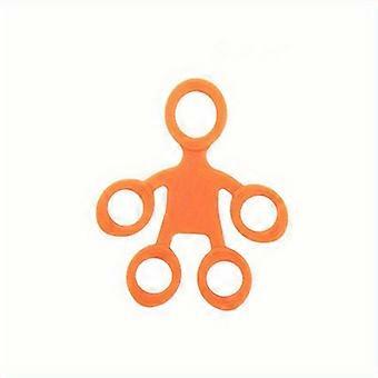1pc Silicone Five-Finger Resistance Band Training Resistance Ring Finger Tensioner Finger Exerciser