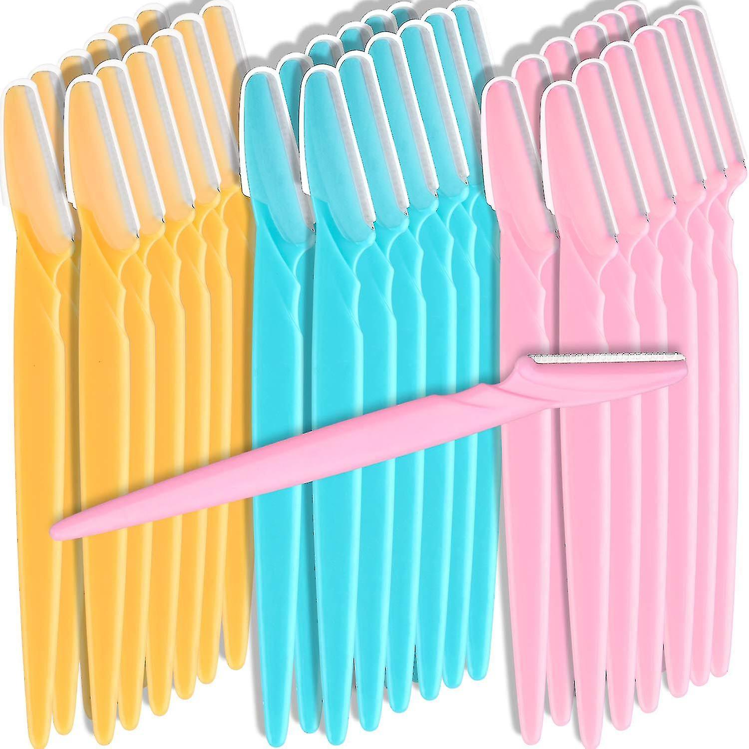 48 stuks Facial Razor Wenkbrauw Razor Trimmer met Precision Cover x