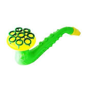 Bubble Maker with Cartoon Horn Design, Handheld Bubble Blower for Kids Outdoor Party Fun, Random Pattern