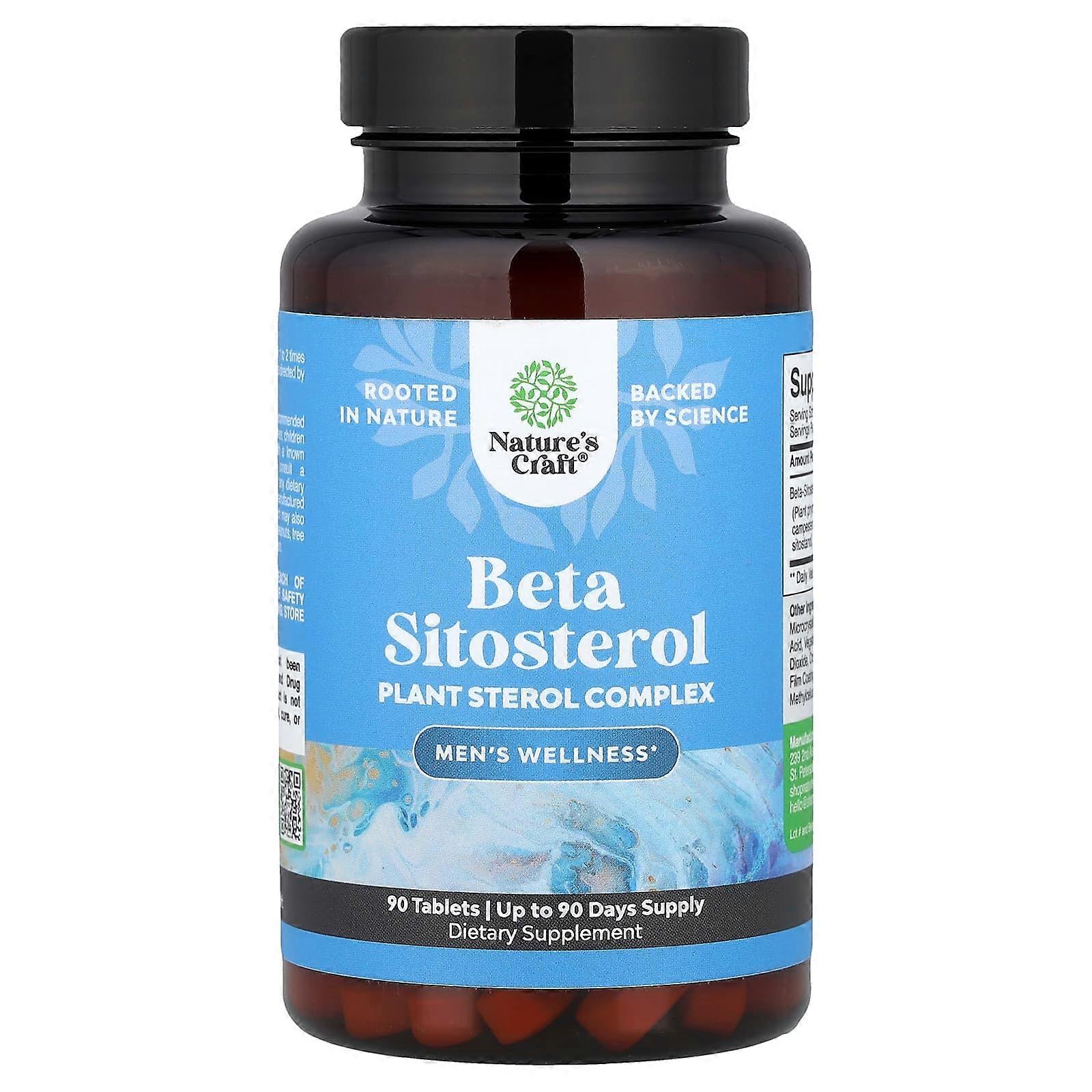 Nature's Craft, Beta Sitosterol, 90 Tablets