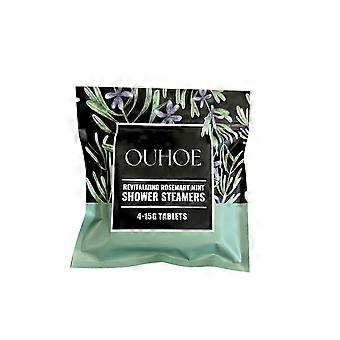 2pcs Rosemary Shower Steamers, Moisturizing and Refreshing Shower Tablets with Long-Lasting Fragrance for a Relaxing Bath