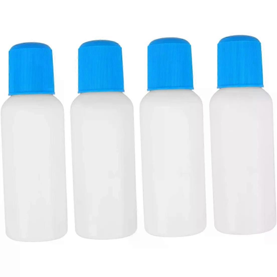 Sponge Head Applicator Bottles 100ml Plastic Leakproof 4pcs