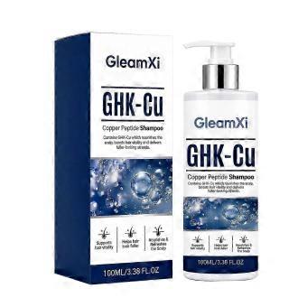 Copper peptide shampoo GHK Cu 100ml nourishing scalp care hair vitality strength and natural shine